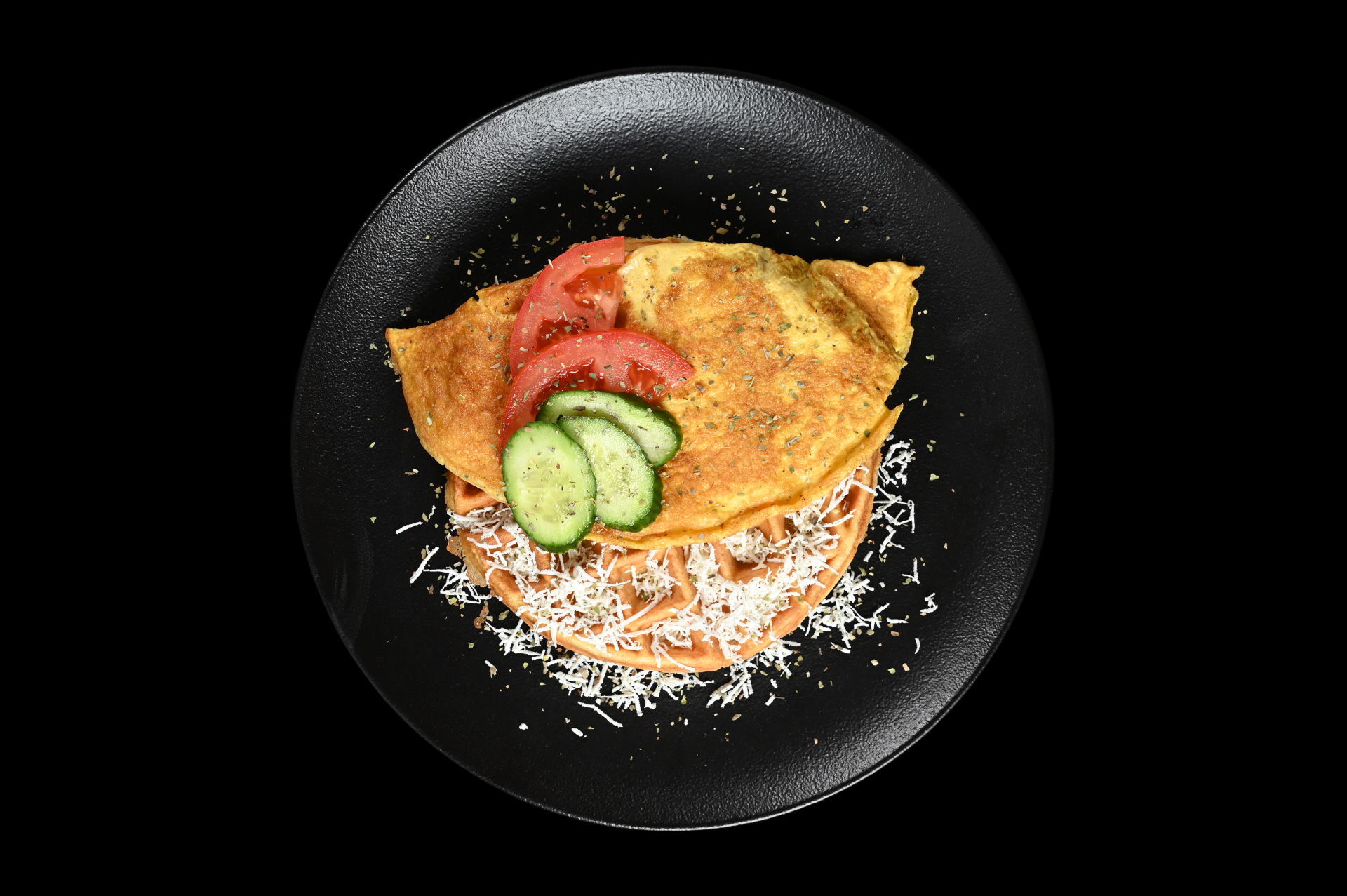 Omlette Waffle